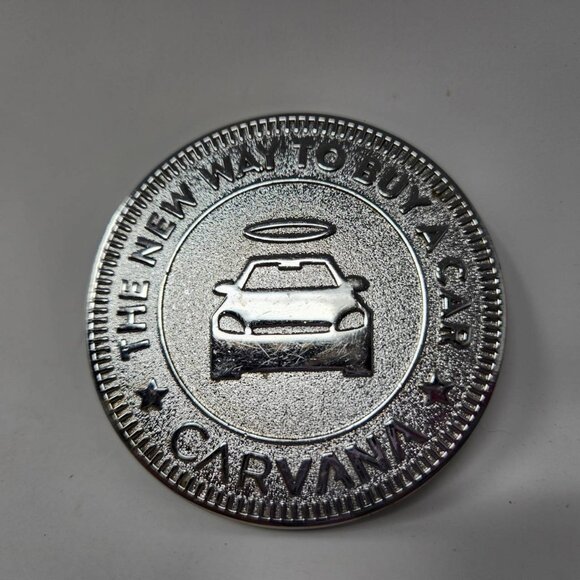 Carvana Car Token "The New Way To Buy A Car" 3 Inch Token - Picture 1 of 7
